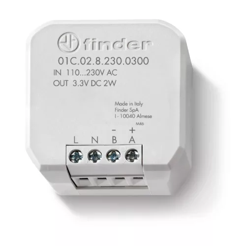 Finder 01C.02 tápegység 1C.91 Wifi digitális szobatermosztáthoz