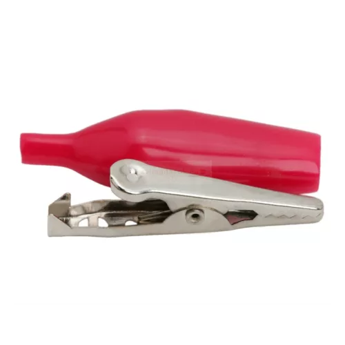 Akkumulátor csipesz 44mm Piros