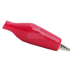 Akkumulátor csipesz 28mm Piros