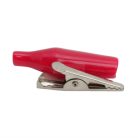 Akkumulátor csipesz 28mm Piros