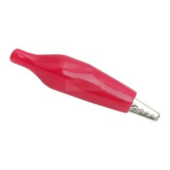 Akkumulátor csipesz 35mm Piros