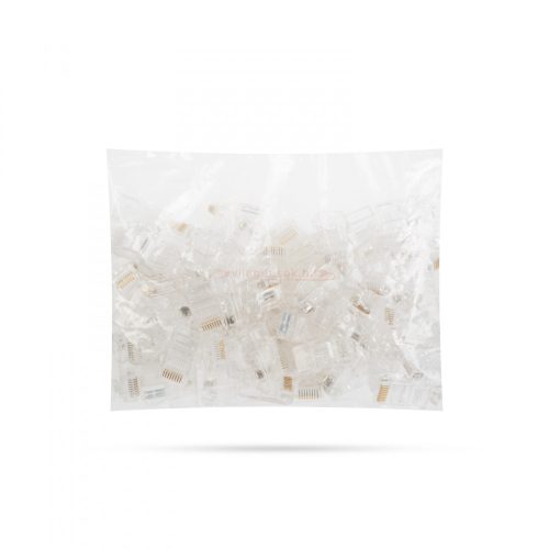 8P8C moduláris dugó - átmenő - CAT5e RJ45