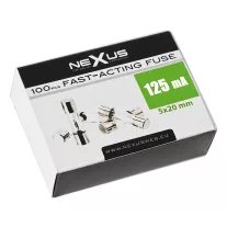 Gyors biztosíték 5x20mm 125mA