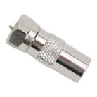 F dugó koax dugó fém, F/TV koax átalakító