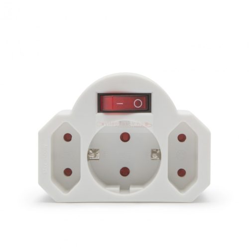 3-as fali elosztó - kapcsolóval