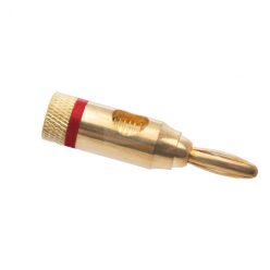 Banán dugó aranyozott piros 05697