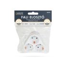 3-as fali elosztó - földelt