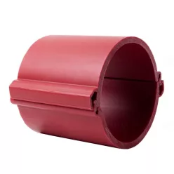  Kopos Kopohalf osztott védőcső 160mm 750N halogénmentes PVC piros 3m/szál