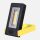 Elemes LED kézi lámpa mágnessel és rögzítő clippel sárga