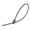 Gyöngyös nyitható kábelkötegelő 100×1,2mm, fekete