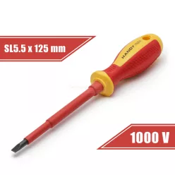 Mágneses fejű lapos csavarhúzó SL5,5/125 mm
