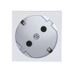 Földelt dugalj MV45 2 modul fehér