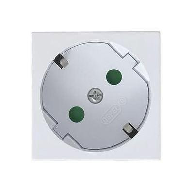 Földelt dugalj gyermekvédős MV45 2 modul fehér