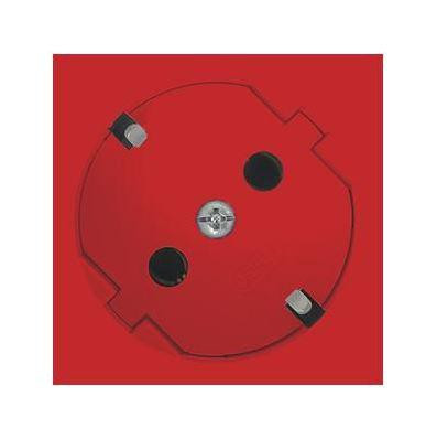 Földelt dugalj MV45 2 modul piros