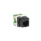 Számítógép csatlakozó RJ45 Cat6 MV45 1 modul fekete