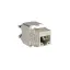 Számítógép csatlakozó RJ45 Cat6 S/FTP MV45 1 modul fehér