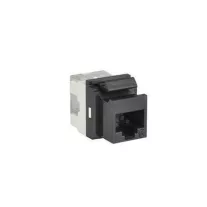 Számítógép csatlakozó RJ45 Cat6 MX MV45 1 modul fekete