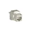Számítógép csatlakozó RJ45 Cat6E S/FTP MV45 1 modul fehér