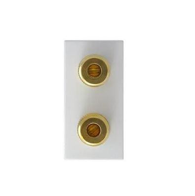 Hangszóró csatlakozó MV45 1 modul fehér