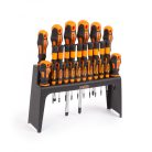 18 db-os csavarhúzó készlet tárolóval