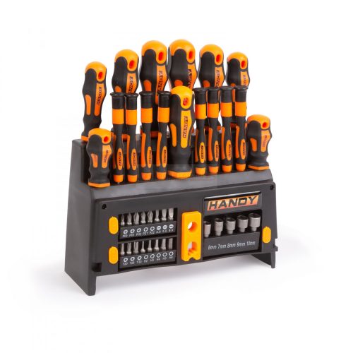 39 db-os csavarhúzó készlet állvánnyal 10741