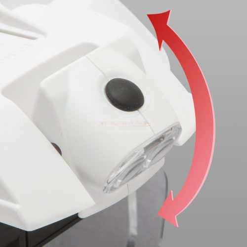 Fejpántos nagyító dupla lencsés LED világítással + lencse szett