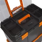 Húzható, többrészes műanyag szerszámláda 460x260x625