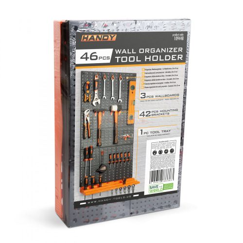 Fali rendszerező, szerszámtartó - 3 db tábla, 50 x 33 cm