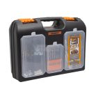 2 az 1-ben műanyag fúró + alkatrész tároló táska