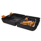 2 az 1-ben műanyag fúró + alkatrész tároló táska