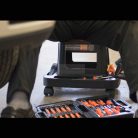 Gurulós szék szerszámtartóval