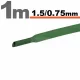 Zsugorcső 1,5mm/0,75mm zöld