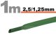 Zsugorcső 2,5mm/1,25mm zöld
