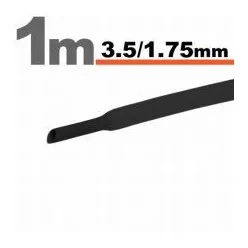 Zsugorcső 3,5mm/1,75mm fekete