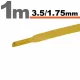 Zsugorcső 3,5mm/1,75mm sárga
