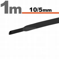 Zsugorcső 10mm/5mm fekete