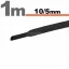 Zsugorcső 10mm/5mm fekete
