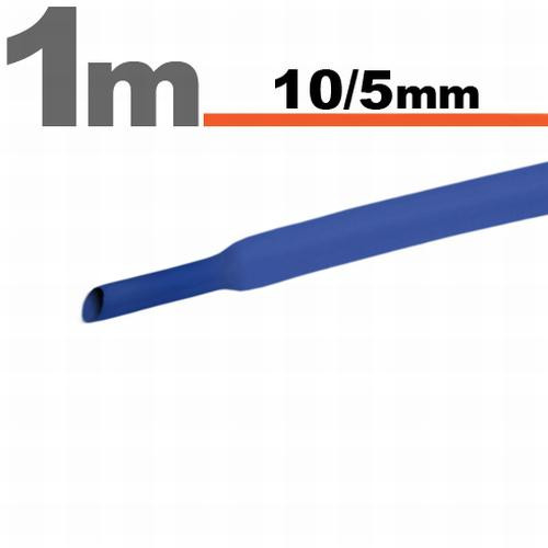Zsugorcső 10mm/5mm kék