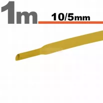 Zsugorcső 10mm/5mm sárga