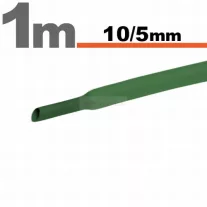 Zsugorcső 10mm/5mm zöld