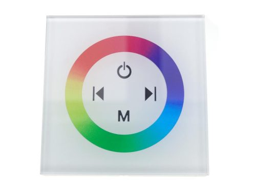 Fali RGB LED vezérlő (RGB04) - 144W - fehér