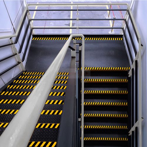 Ragasztószalag  csúszásmentes  5 m x 50 mm - sárga / fekete