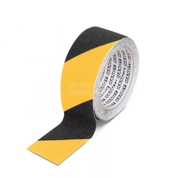 Ragasztószalag  csúszásmentes  5 m x 50 mm - sárga / fekete