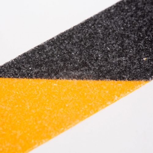 Ragasztószalag  csúszásmentes  5 m x 50 mm - sárga / fekete