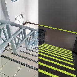   Ragasztószalag - csúszásmentes - 5 m x 50 mm - foszforeszkáló