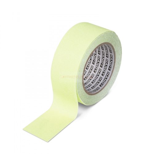 Ragasztószalag - csúszásmentes - 5 m x 50 mm - foszforeszkáló