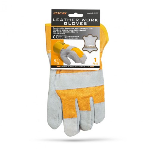 Munkavédelmi kesztyű tépőzárral-XL