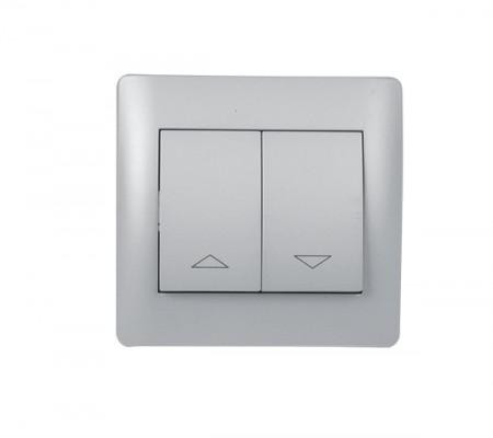 Rhyme redőny kapcsoló Szürke metál