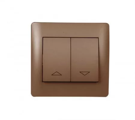 Rhyme redőny kapcsoló Kávé metál