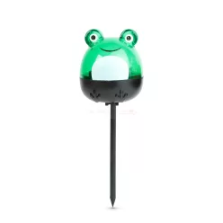   LED-es szolár lámpa - béka - hidegfehér - zöld - 150 x 50 x 50 mm